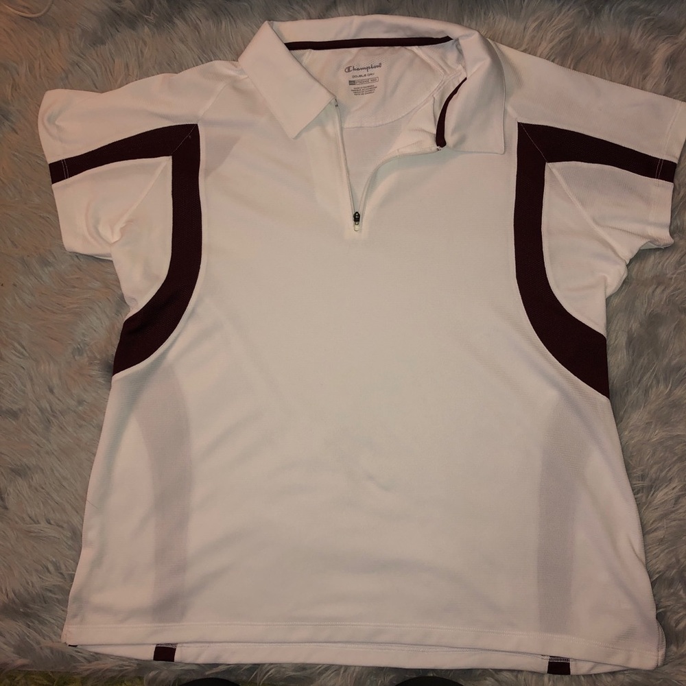 Champion short sleeve quarter zip